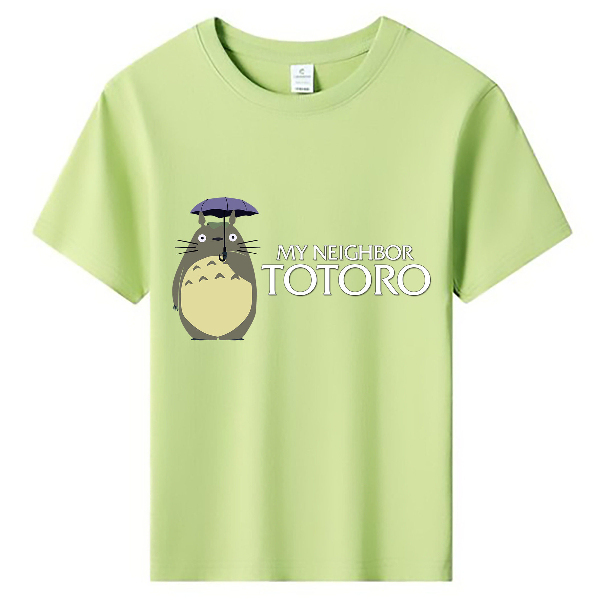 （画像用） となりのトトロ 草壁メイ 草壁サツキ My Neighbor Totoro Satsuki Kusakabe Mei Kusakabe 綿100％キッズTシャツ（フロントプリント）